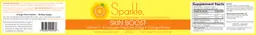 Label for Skin Boost Orange Flavor