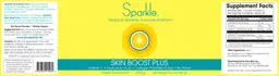 Label for Skin Boost Plus No Flavor