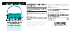 Label for Zychrome 400 mcg