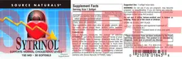 Label for Sytrinol 150 mg