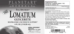 Label for Full Spectrum Lomatium Glycerite