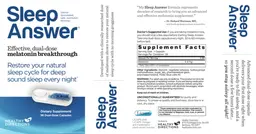 Label for Sleep Answer