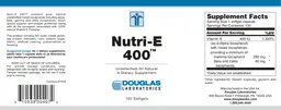 Label for Nutri-E 400