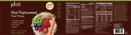 Label for Meal Replacement Plant Protein Vanilla