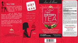 Label for Super Dieter's Tea Natural Botanicals