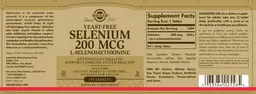 Label for Selenium 200 mcg