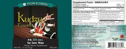 Label for Kudzu Teapills Ge Gen Wan