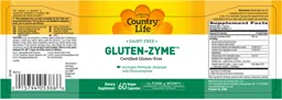 Label for Gluten-Zyme