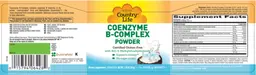 Label for Coenzyme B-Complex Powder Coconut