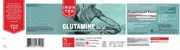 Label for Glutamine Pure