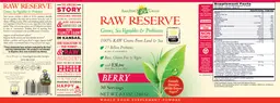 Label for Raw Reserve Berry