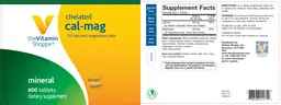 Label for Chelated Cal-Mag