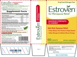 Label for Maximum Strength + Energy