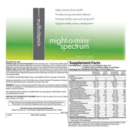 Label for Isotonix Multivitamin