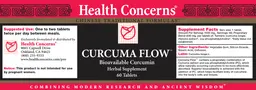 Label for Curcuma Flow