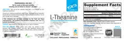 Label for L-Theanine