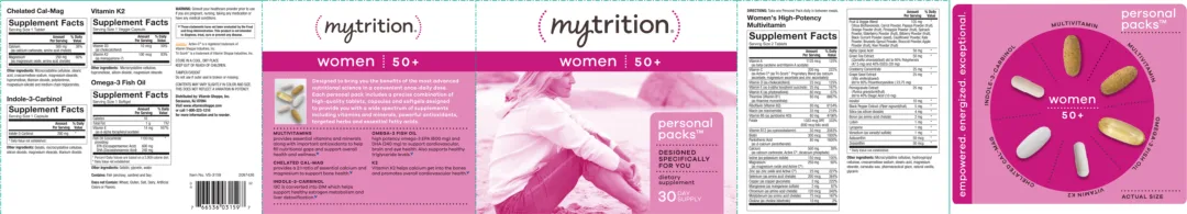 Label for Women's High-Potency Multivitamin