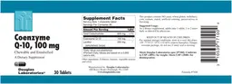 Label for Coenzyme Q-10, 100 mg