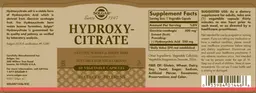 Label for Hydroxycitrate
