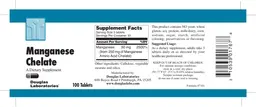 Label for Manganese Chelate