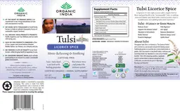 Label for Tulsi Licorice Spice