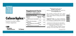 Label for Calscorbplex Powdered Ascorbate Complex