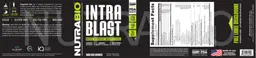 Label for Intra Blast Raw Unflavored