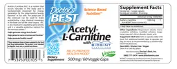 Label for Acetyl-L-Carnitine With Biosint Carnitines 500 mg