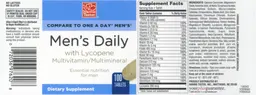 Label for Men's Daily