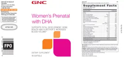 Label for Prenatal With DHA