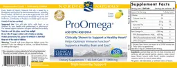 Label for ProOmega Lemon