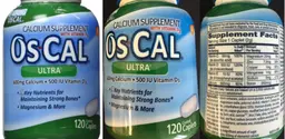 Label for Os-Cal Ultra