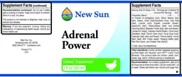 Label for Adrenal Power