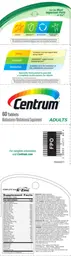 Label for Centrum Adults