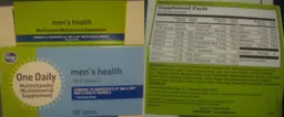 Label for One Daily Men's Health