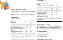 Label for Immune + Super Orange