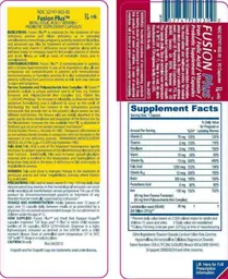 Label for Fusion Plus