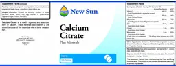 Calcium Citrate Plus Minerals