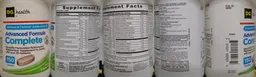 Label for Advanced Formula Complete