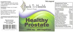 Label for Healthy Prostate