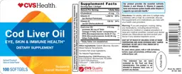 Label for Cod Liver Oil