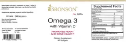 Label for Omega 3 with Vitamin D