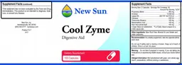 Label for Cool Zyme