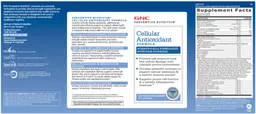 Label for Cellular Antioxidant Formula