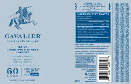 Label for Daily Cognitive & Stress Support