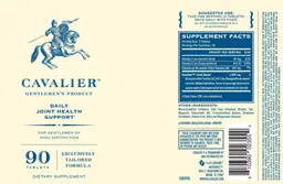 Label for Daily Joint Health Support