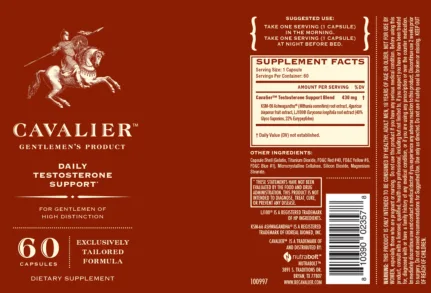 Label for Daily Testosterone Support