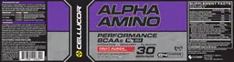 Label for Alpha Amino Fruit Punch