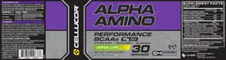 Label for Alpha Amino Lemon Lime