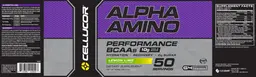 Label for Alpha Amino Lemon Lime